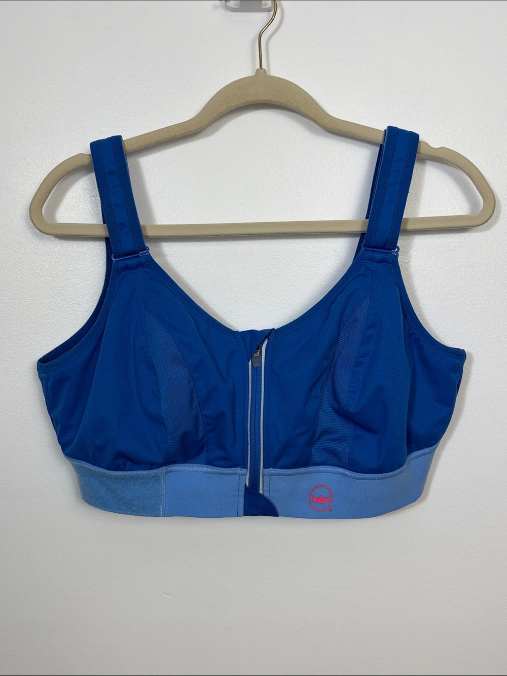 SHEFIT Ultimate Sports Bra High Impact Blue Women’s 2Luxe Adjustable No Pads